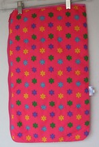 Build A Bear Pink Sleeping Bag with Daisy Flowers Reversible BAB - $9.89