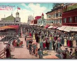 Easter Promenade On Boardwalk Atlantic City New Jersey NJ UNP DB Postcar... - $3.02