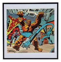 VINTAGE 1975 Marvel Fantastic Four Medusa Framed 12x12 Poster Display - $39.59