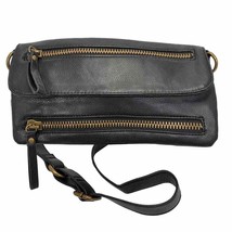 Hollywood Intuition Jaye Hersh Black Leather Should Bag/Clutch - £13.65 GBP