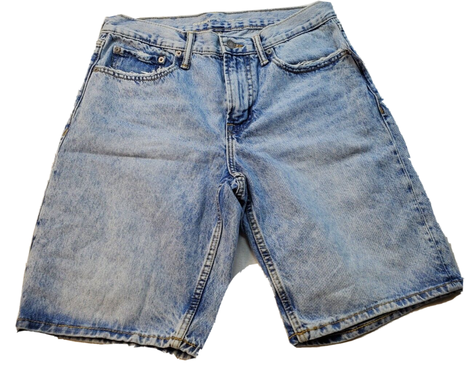 Primary image for Old Navy shorts Size 32 men distressed denim Blue NWT pockets