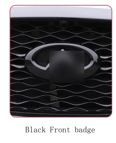 Car Logo Badge Sticker Front Emblem for Infiniti Q50 Accessories 2013- Carbon Fi