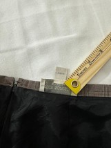 Petite Sophisticate Stretch Women's Brown Rear Zipper Pull-On Skirt Size 2 image 4