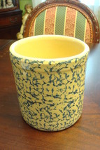 Roseville Ohio Ransbottom sponge ware pottery PLANTER USA - £58.72 GBP