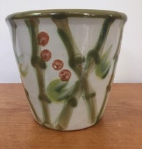 Vintage John Taylor Louisville Stoneware KY Bamboo Design House Planter Pot - £47.54 GBP