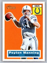 2001 Topps Heritage #25 Peyton Manning - £2.35 GBP