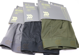 All in Motion Men&#39;s Mid-Weight Size Small Thermal Pants Lot of 3 Green Grey Blk - £23.27 GBP
