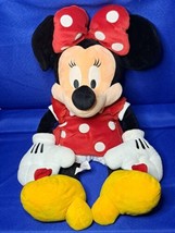 Disney Store Minnie Mouse Large Plush Stuffed Toy Doll 20&quot; Red Polka Dot Dress  - £14.93 GBP