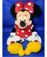 Disney Store Minnie Mouse Large Plush Stuffed Toy Doll 20&quot; Red Polka Dot... - £14.72 GBP