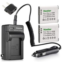 Kastar 2X Battery + Charger for Olympus LI-50B LI-50C &amp; XZ-1 SZ-30MR SZ-... - $25.99
