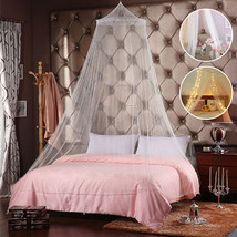Elegant Lace Bed Canopy Princess Mosquito Net Netting Bedding Single Que... - £14.06 GBP