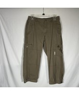 Columbia Sportswear Capris Pants Cargo Brown Women&#39;s Size 8 - $18.66