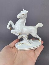 Wagner &amp; Apel Vintage Porcelain Miniature Figure Statue Horse Made in Ge... - $66.00