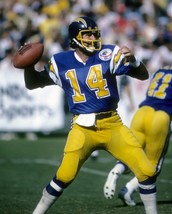 Dan Fouts 8X10 Photo San Diego Chargers Picture Nfl Football Blue Jersey - £3.88 GBP