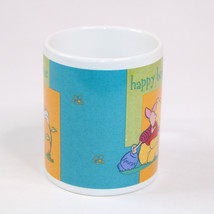 Winnie The Pooh And Piglett Happy Being Me Coffee Mug Colorful And Cute Tea Cup - £8.46 GBP