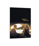 Movie Poster Before Sunset Canvas Decorative Interior Framed Painting - $16.99