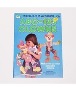 VTG 1981 ABC-123 Clowns Press-Out Golden Book #1933-41 Paper Doll Die-cut - $194.41 MXN