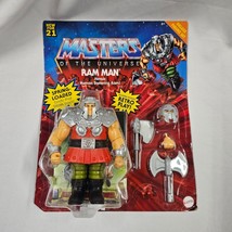 Unpunched Mattel Masters of the Universe Retro Play Deluxe Ram Man 5.5" Figure - $18.80