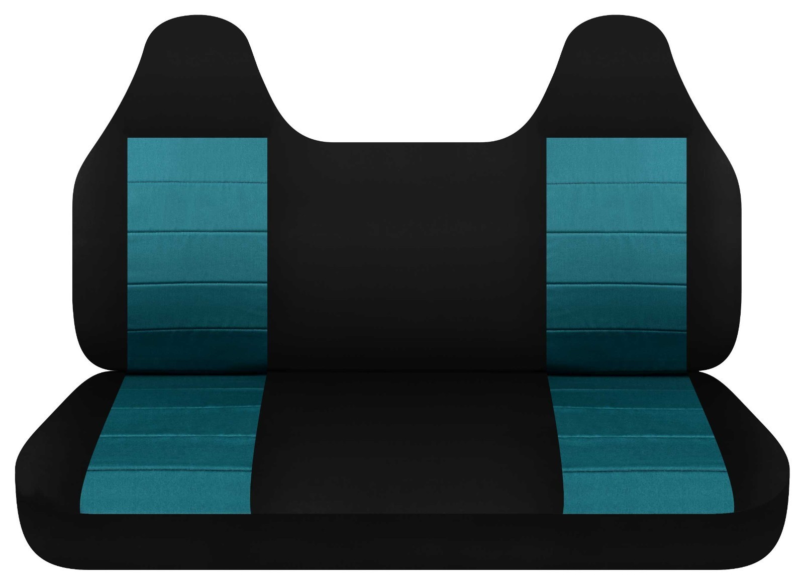 Front bench seat covers fits 1999 to 2010 Ford F450 Super Duty truck two tone Item image 5