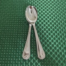 2 Reed &amp; Barton Elegant Bead HAMILTON ENGLISH GENTRY Stainless Teaspoons... - $19.99