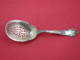 Hanover by Gorham Sterling Silver Ice Spoon enameled 8 3/4&quot; Antique - £365.47 GBP