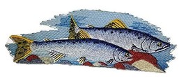 Nature&#39;s Bounty Beautiful Custom Fish Portraits[ Pink Salmon] Embroidered Iron O - £12.14 GBP