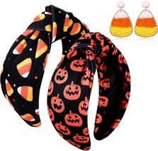Halloween Headband for Women Halloween Accessories Printed Pumpkin Candy Corn Gh - £27.10 GBP
