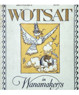 1915 WW1 Era WOTSAT In Wanamaker&#39;s Department Store Booklet Illustrated C80 - $27.56 CAD