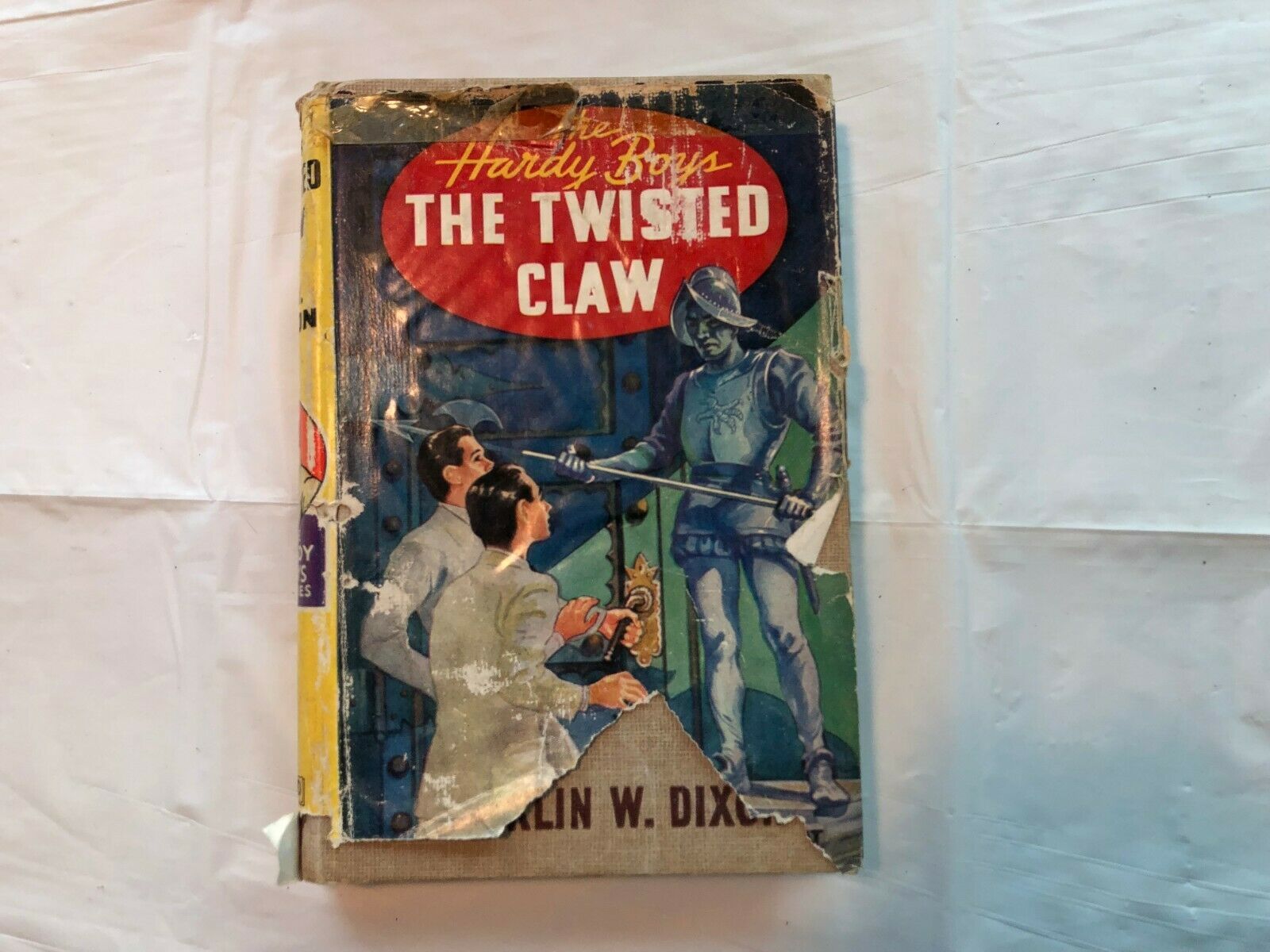 Primary image for Vintage Hardy Boys The Twisted Claw HC with Damaged DJ  1954A-24