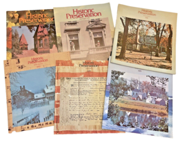 Historic Preservation 1970s Washington DC Publication History 6 Issues Vtg Books - £15.06 GBP