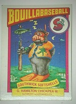 1987 Topps Alf Series Bouillabaseball Trading Card 4B Southwick Softshells - £6.22 GBP