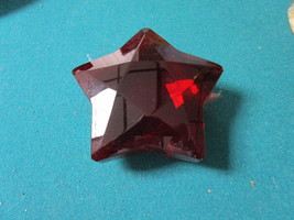 Rosenthal red Ruby Star Crystal Paperweight 3 1/2&quot; - £23.60 GBP
