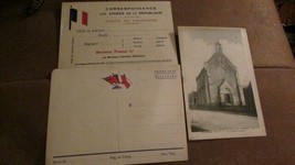 3 WW1 Unused French Army Postcard - $7.85