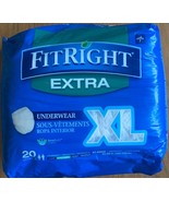 Medline FitRight Extra Protective Underwear Size XL 20 Count - £11.95 GBP