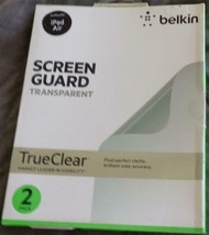 Belkin TrueClear Screen Guard Transparent - BRAND NEW - iPad Air - PACK OF 2 - £19.71 GBP