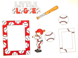 My Mind&#39;s Little League Scrapbook Die Cuts Frames 7 Piece Set - £5.24 GBP