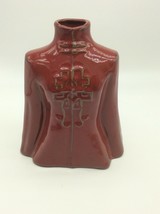 Kimono Red Jacket Vase Asian Home Décor - $30.00