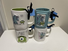 NEW Rae Dunn Disney Pixar BOO!, Mike, Monsters Inc Double Sided Mugs.-Ch... - £24.94 GBP