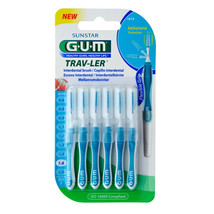 GUM TRAV LER 1.6mm fir blue Interdental+6 caps 6 pieces - $130.08 CAD