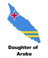 Daughter of Aruba Aruban Country Map Flag Poster High Quality Print - £5.50 GBP+