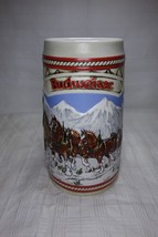 Budweiser 1985 Collectible Holiday Stein Clydesdale A Series Limited Edition - £10.38 GBP