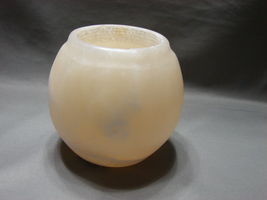 Egyptian Soft White Alabaster ~ Hand Carved Votive Candle Holder - £16.51 GBP