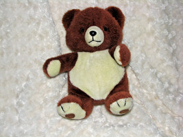 10&quot; Vintage 1982 Antics Teddy Bear Stuffed Animal Plush Toy Brown Tan Bellstone - £29.54 GBP