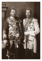 King George V Of Britain And Czar Nicholas Ii Of Russia Uniforms 4X6 Photo - £6.38 GBP