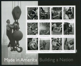Building a Nation Man on Wrecking Ball Sheet of 12  -  Stamps Scott 4801 - £16.27 GBP