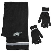 Philadelphia Eagles Scarf and Glove Gift Set Chenille - $1,127.53 MXN