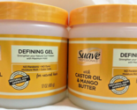 2 Pack Suave Professionals Defining Gel With Castor Oil And Mango Butter... - $27.95