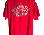 NFL TAMPA BAY BUCCANEERS FOOTBALL Short Sleeve T-Shirt Red Reebok XL - $8.90