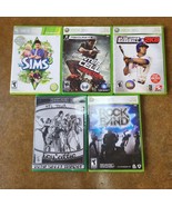 Xbox 360 Games Lot Rock Band NFL Tour Sims 3 MLB 2K8 Splinter Cell Convi... - £11.00 GBP