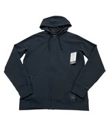 Saxx Hoodie Mens S Black Down Time Fleece Full Zip Moisture Wick Securit... - $55.33 CAD